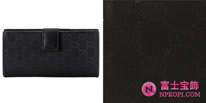 GUCCI/グッチ 2012年春夏METAL BAR定番キャンバスGG柄Gマーク刻印プレート付きWホック長財布 112715 F40IR 1000 